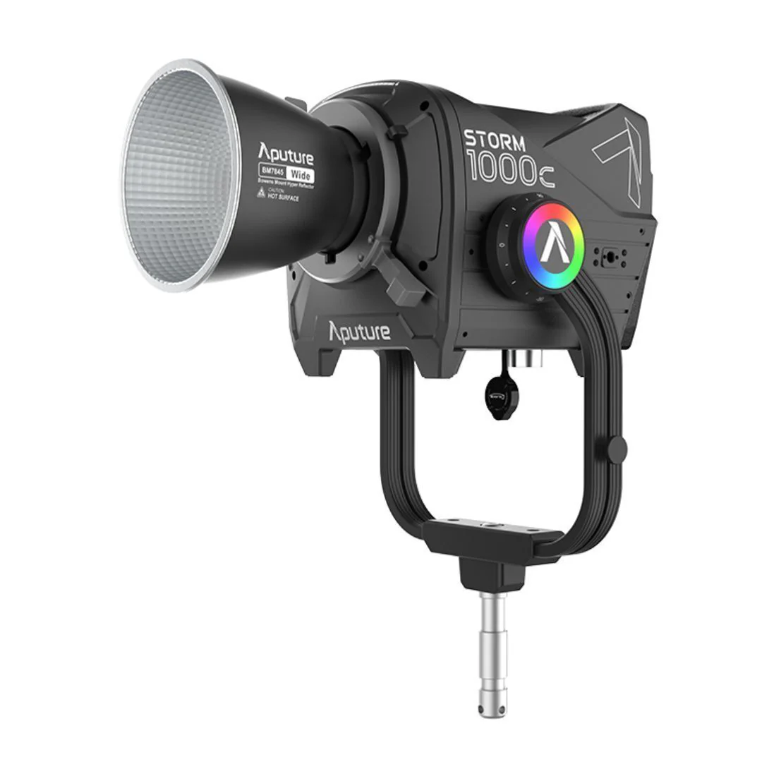 Aputure Storm 1000c Point-Source Fixture with Wide Hyper Reflector and BLAIR-CG LED Chipset (Black)