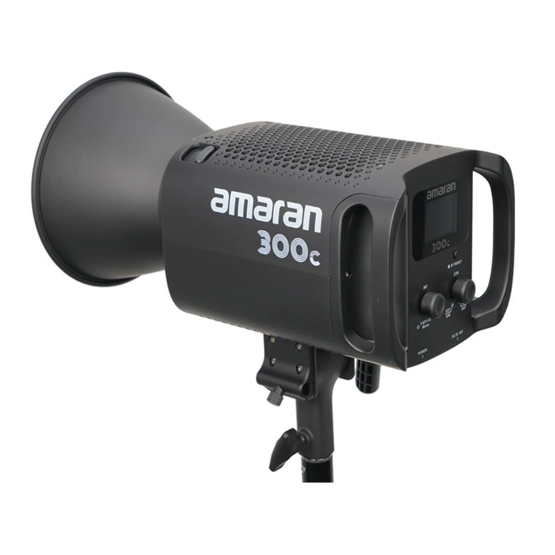 Aputure amaran 300c 300W RGBWW Full-Color Bowens Mount Point-Source LED (Charcoal) - Image 5