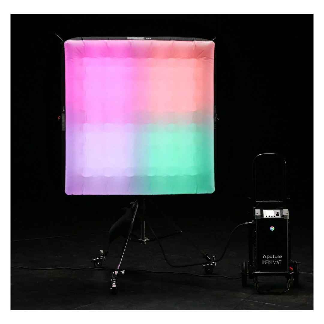 Aputure INFINIMAT Kit of 4x4 Full-Color Pixelated LED Modular Light Mat with Inflatable Softbox - Image 7