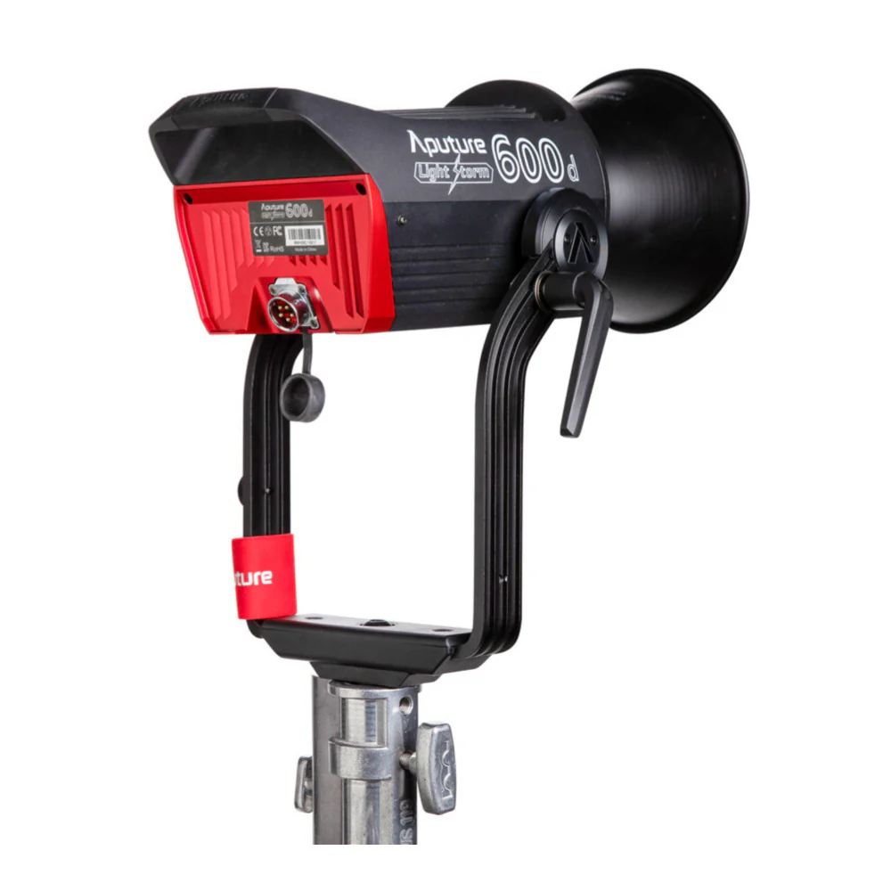 Aputure LS 600d Daylight LED Monolight (V-Mount) with C-Stand, F10 Barndoors, Light Dome III - Image 9