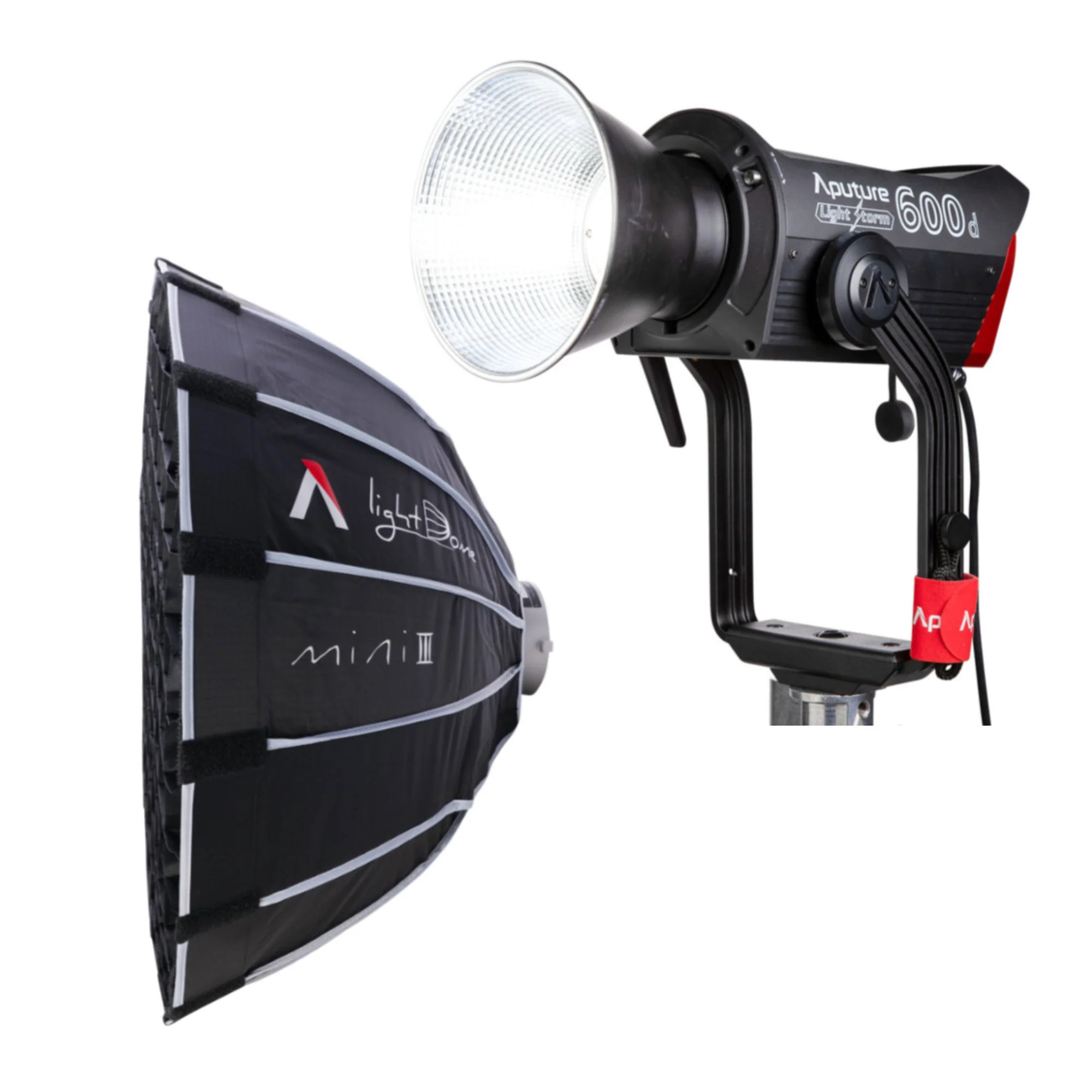 Aputure LS 600d Daylight LED Monolight (V-Mount) with Light Dome Mini III