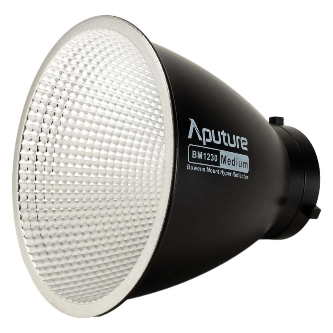 Aputure LS1200d Series Pro Three Bowens Mount Hyper Reflectors Kit with Varying Beam Angles - Image 5