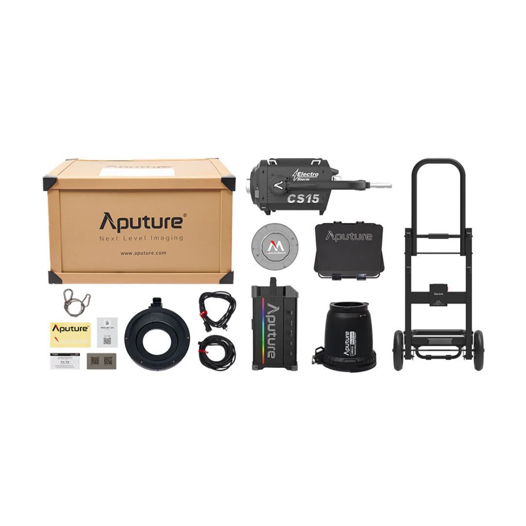 Aputure Electro Storm CS15 1500W Tunable Full-Color Point Source Lamp with AC Power Cable (Black) - Image 8