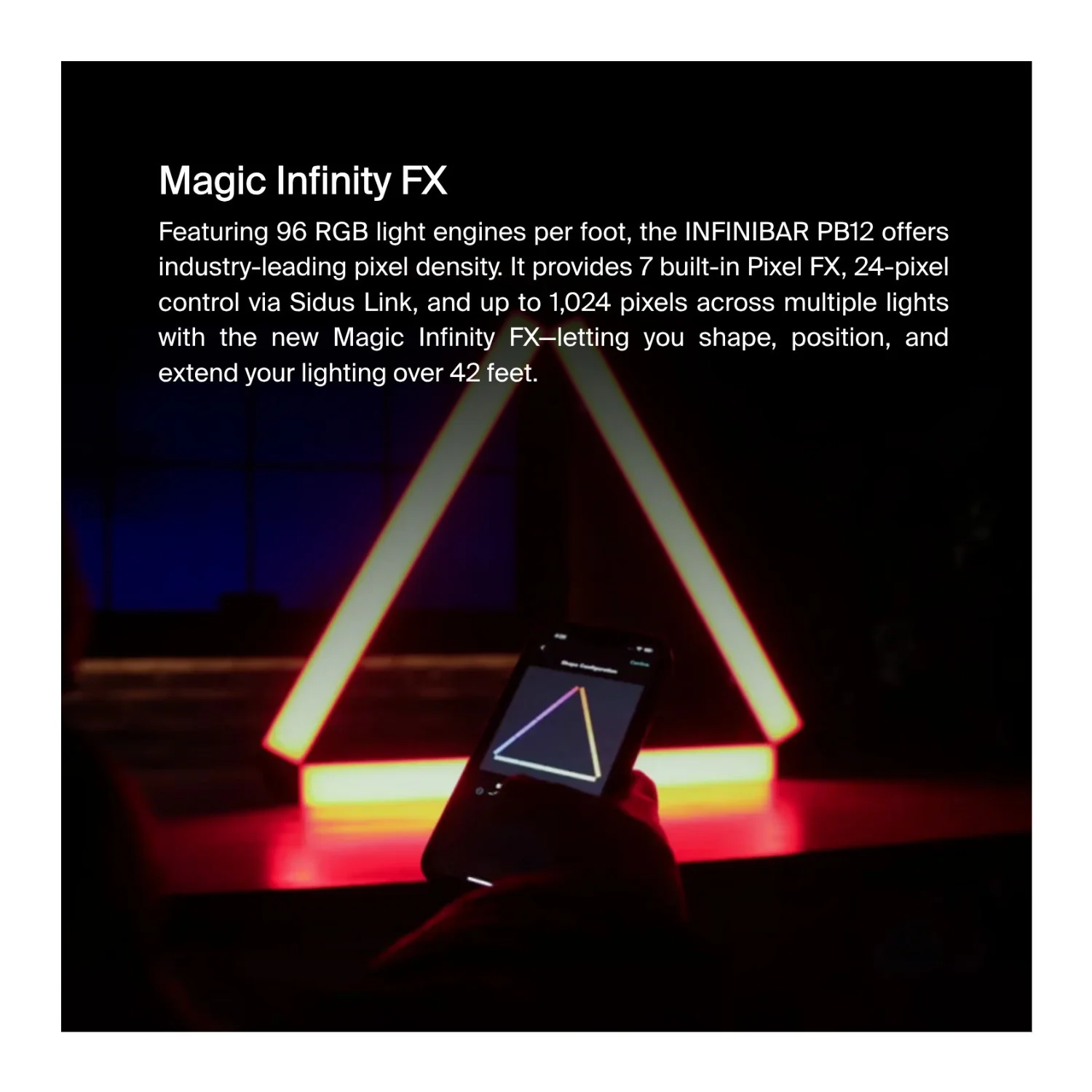 Aputure Infinibar PB12 Pixel Bar with Softbox, Grid and Connector (4 Items) - Image 3