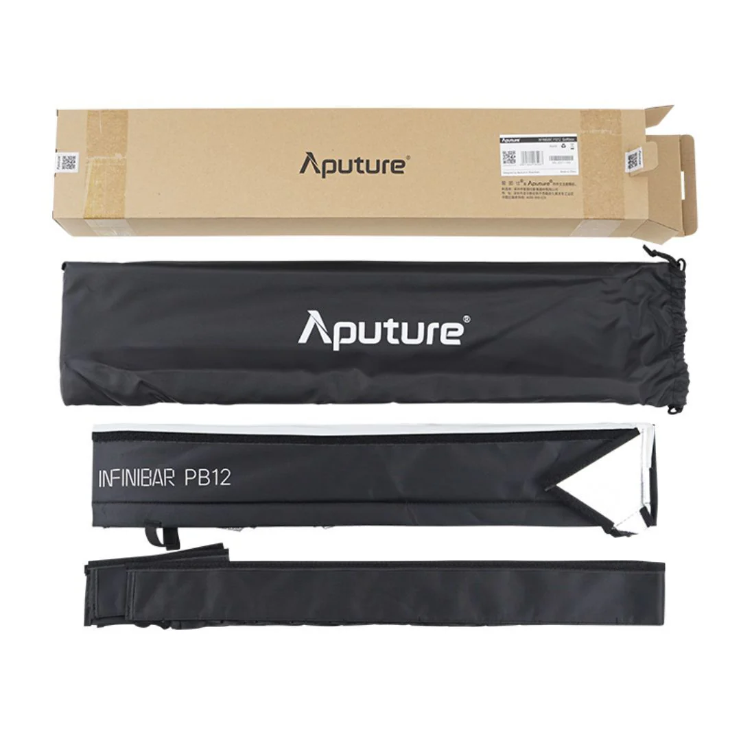 Aputure INFINIBAR PB12 Rectangular LED Light Modifier Softbox with 45-Degree Grid for Filmmakers - Image 3
