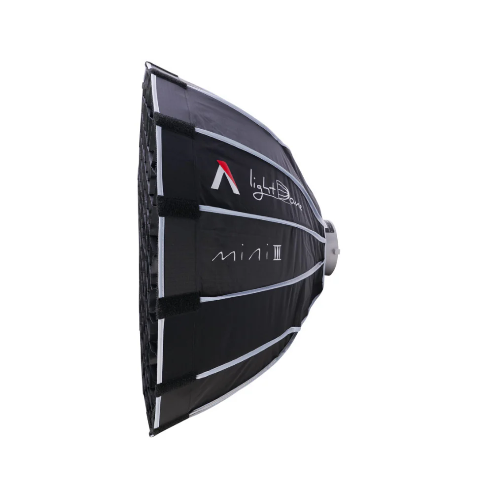 amaran COB 200x S Bi-Color LED Monolight with Light Dome Mini III and Accessory Kit - Image 3