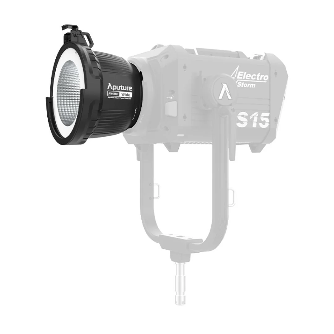 Aputure AM6850 Wide-Angle Reflector for Electro Storm CS15 and XT26 Lights (Black) - Image 6