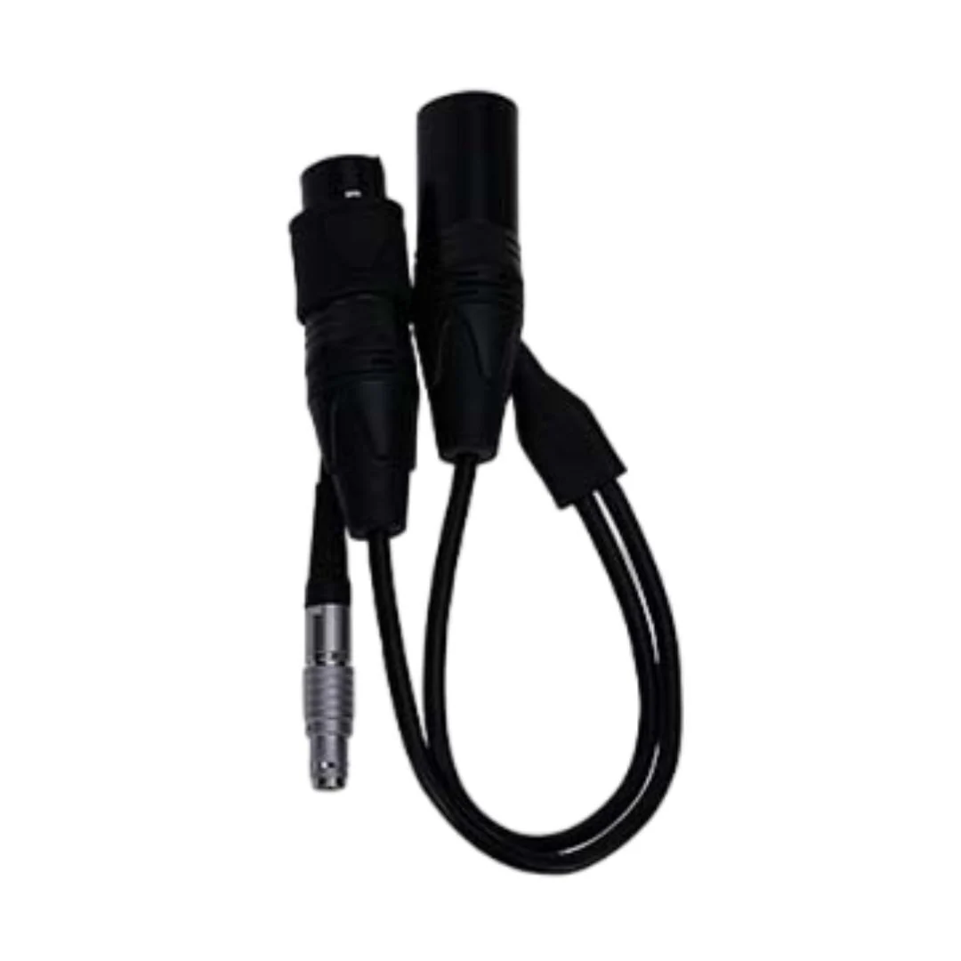 Aputure Sidus One 2-Way Splitter 13.8-Inch Cable with 3-Pin Push-Pull to 5-Pin XLR Male DMX Adapter