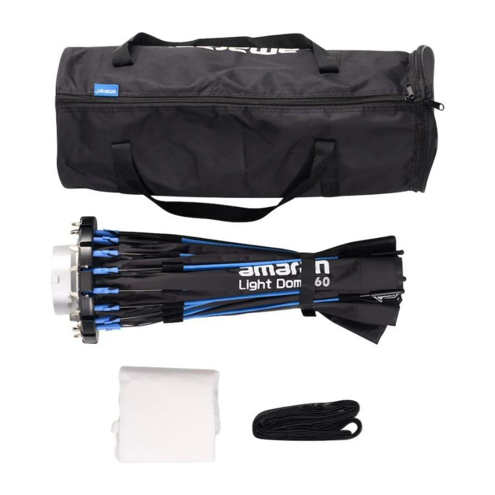 Amaran Ray 60c Full-Color RGB LED Video Light and Bowens Mount Softbox Bundle - Image 8