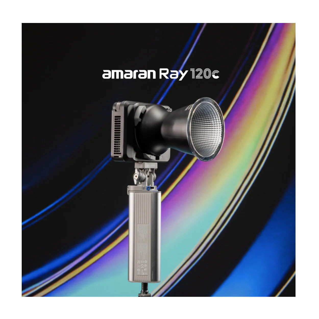 Amaran Ray 120c RGB LED Video Light (US) Bundle with Mini Fresnel Reflector - Image 4