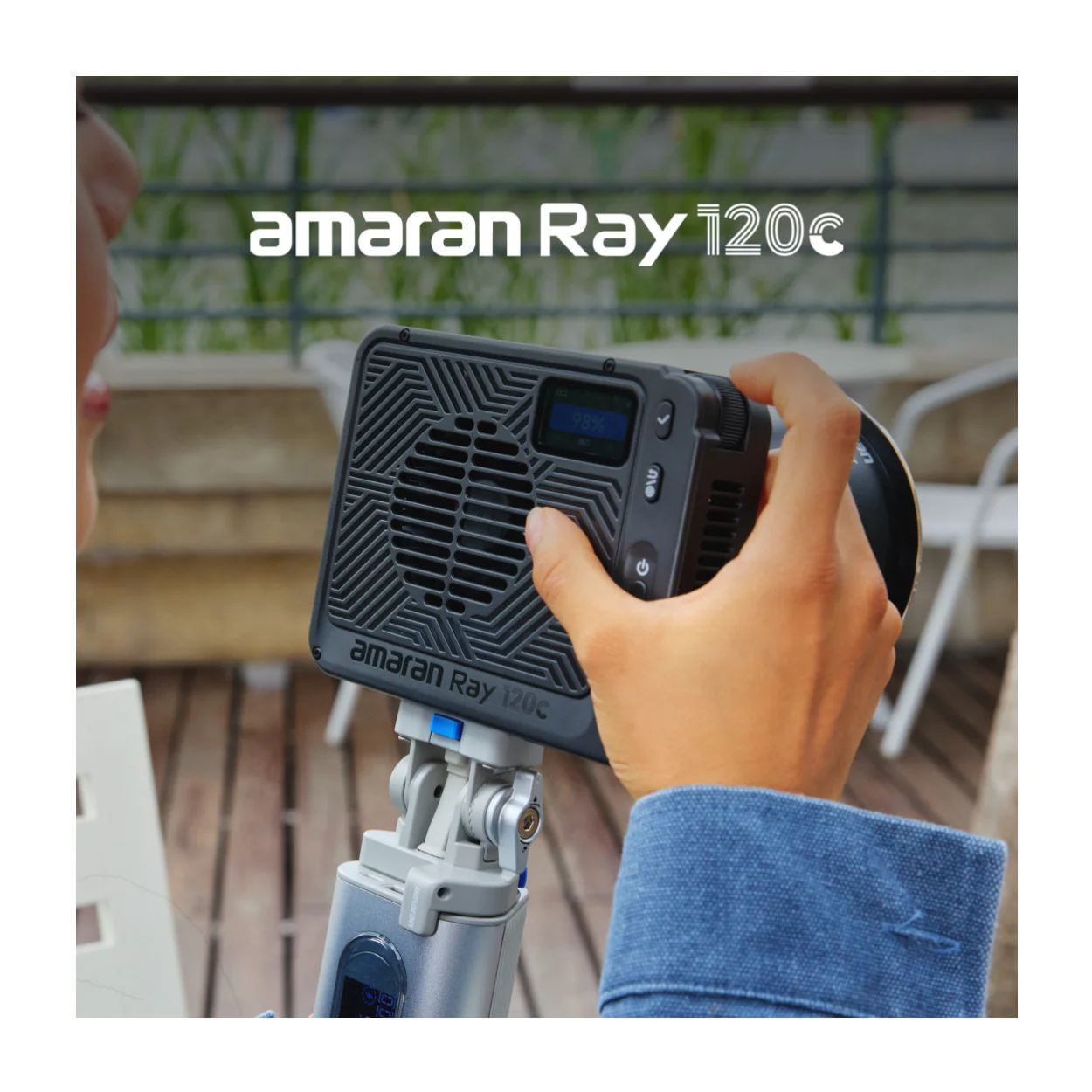 Amaran Ray 120c RGB LED Video Light (US) Bundle with Mini Fresnel Reflector - Image 6
