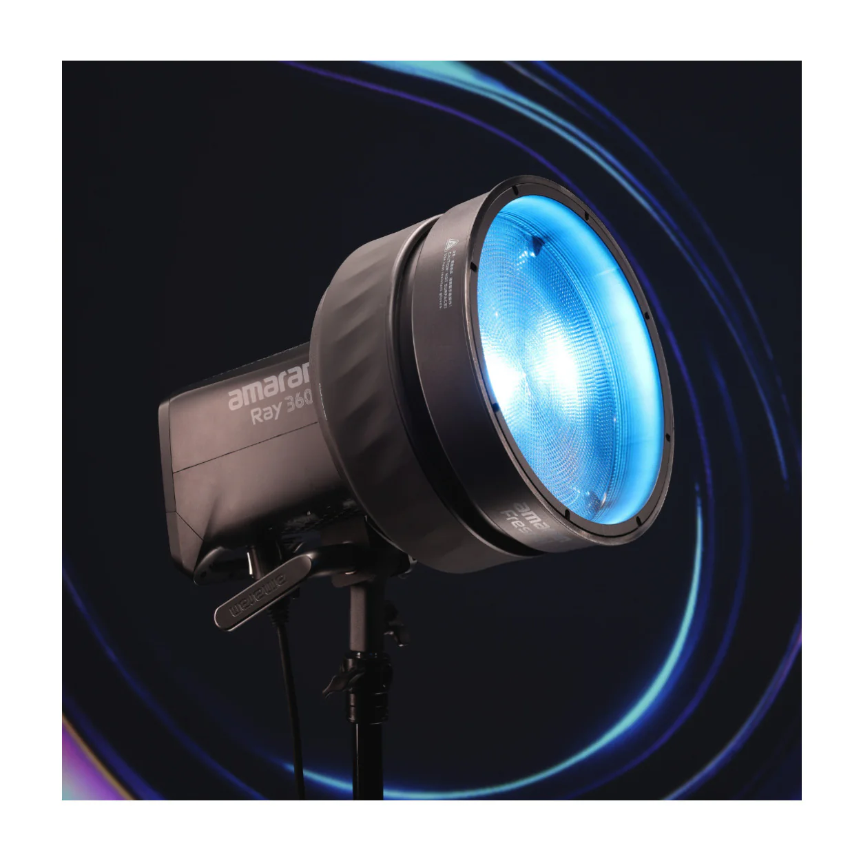 Amaran Ray 360c Full-Color COB Video Light (US) with 3' Soft Light Modifier - Image 8