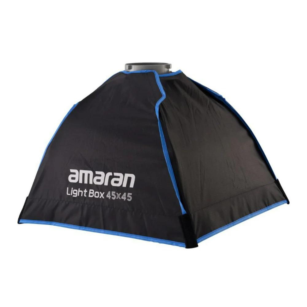 Amaran Ray 360c Full-Color COB Video Light (US) with Light Box 45x45 Softbox - Image 3