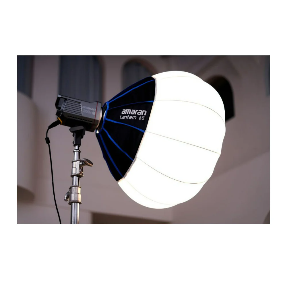 Amaran Ray 660W Full-Color COB Video Light Bundle with 2-Feet Lantern 65 Softbox - Image 7