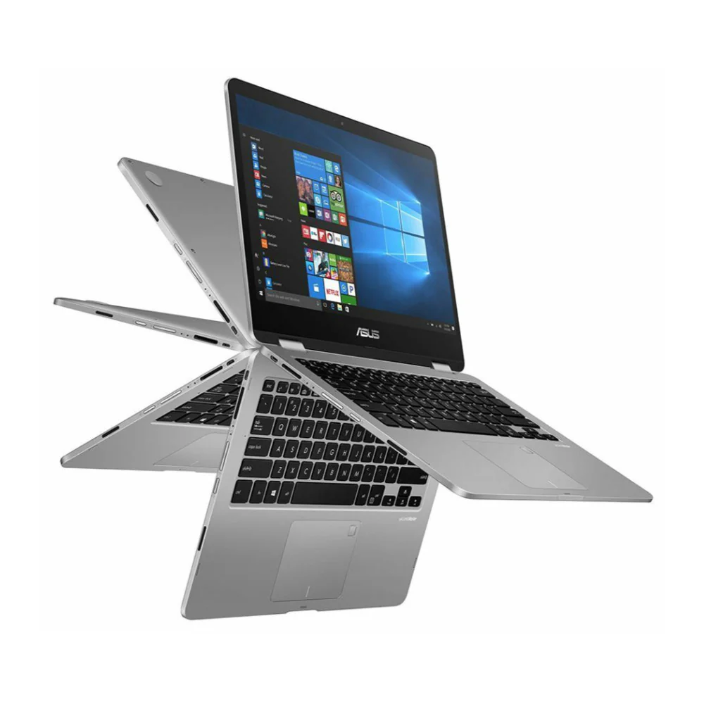 ASUS VivoBook Intel Celeron 4GB 128GB eMMC 14-inch HD Touch LED Win 10S Laptop - Image 2