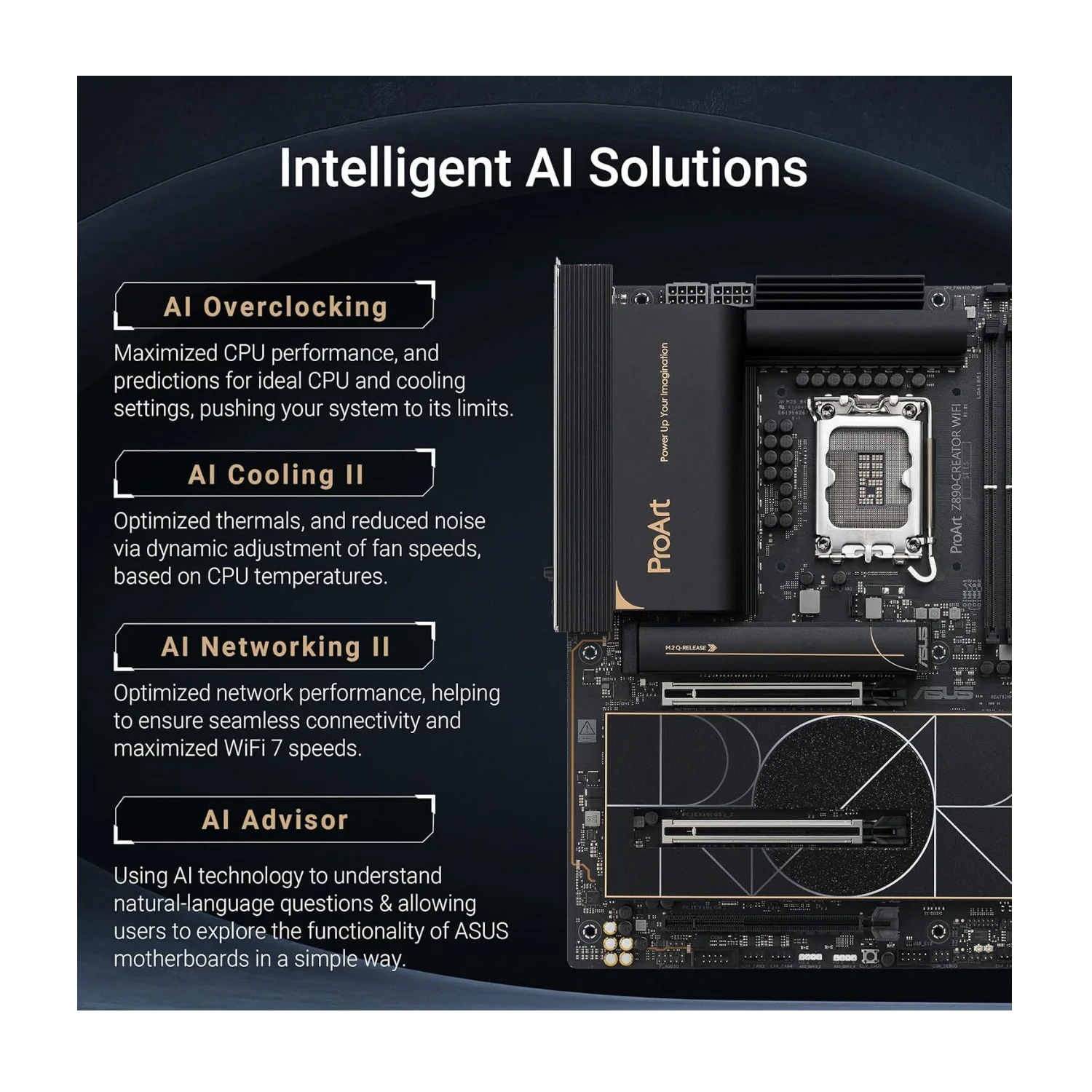 ASUS ProArt Z890-CREATOR WIFI ATX Motherboard Intel Z890 - Thunderbolt 5 Ports - Image 5