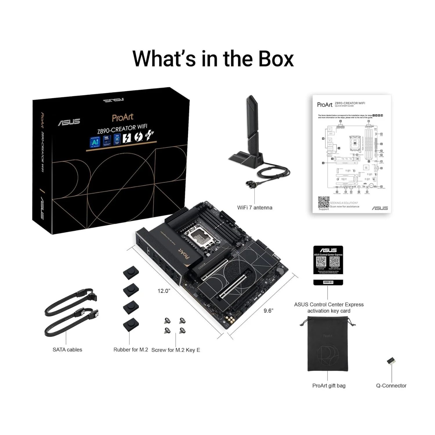 ASUS ProArt Z890-CREATOR WIFI ATX Motherboard Intel Z890 - Thunderbolt 5 Ports - Image 7