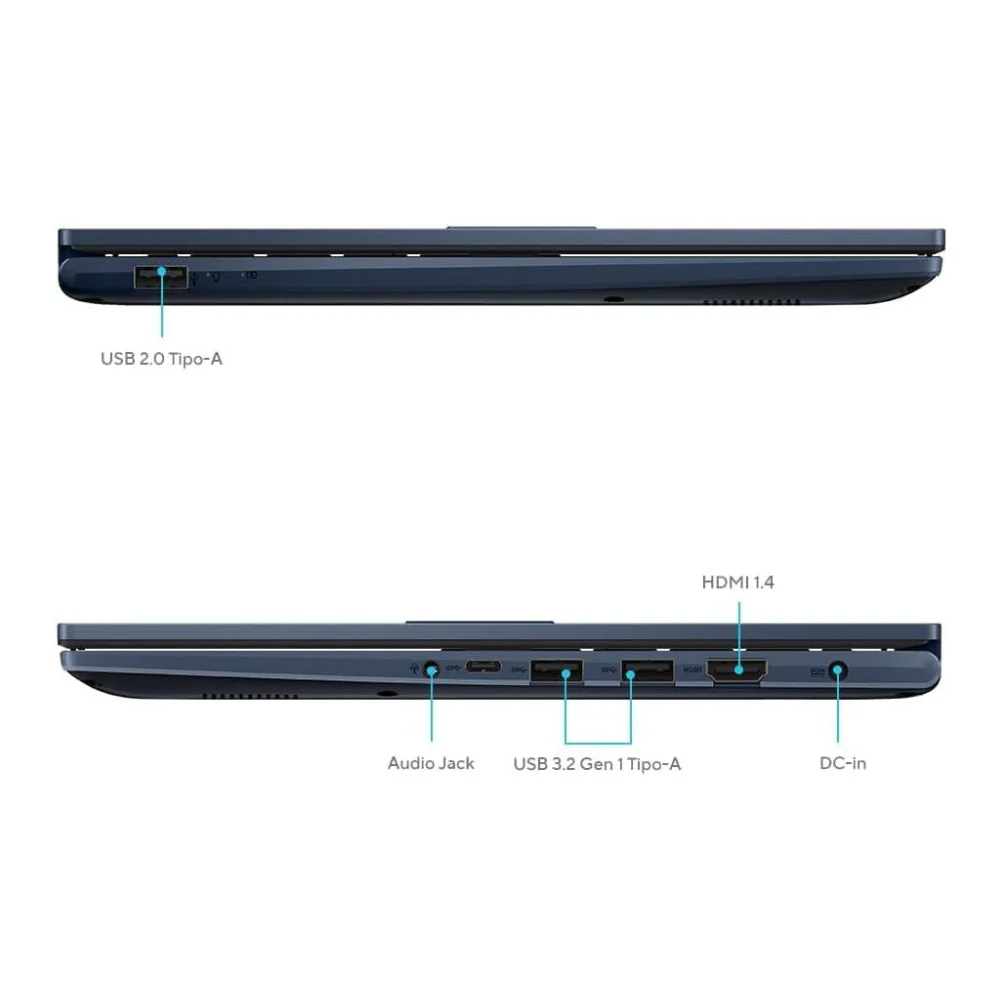 ASUS Vivobook 14inch FHD Laptop - Core i3-1315U, 8GB RAM, 128GB SSD (Quiet Blue) - Image 6