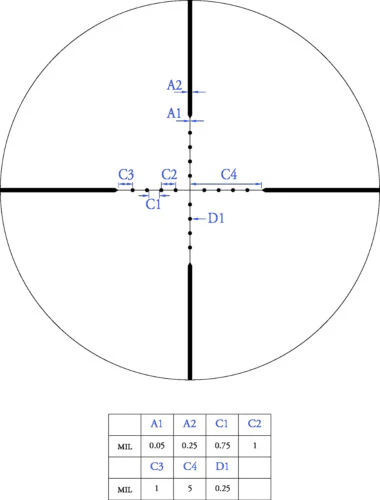 Athlon Optics Talos 4-16x40, Capped, SF, 1 inch, SFP, Mil-Dot Riflescope - Image 5