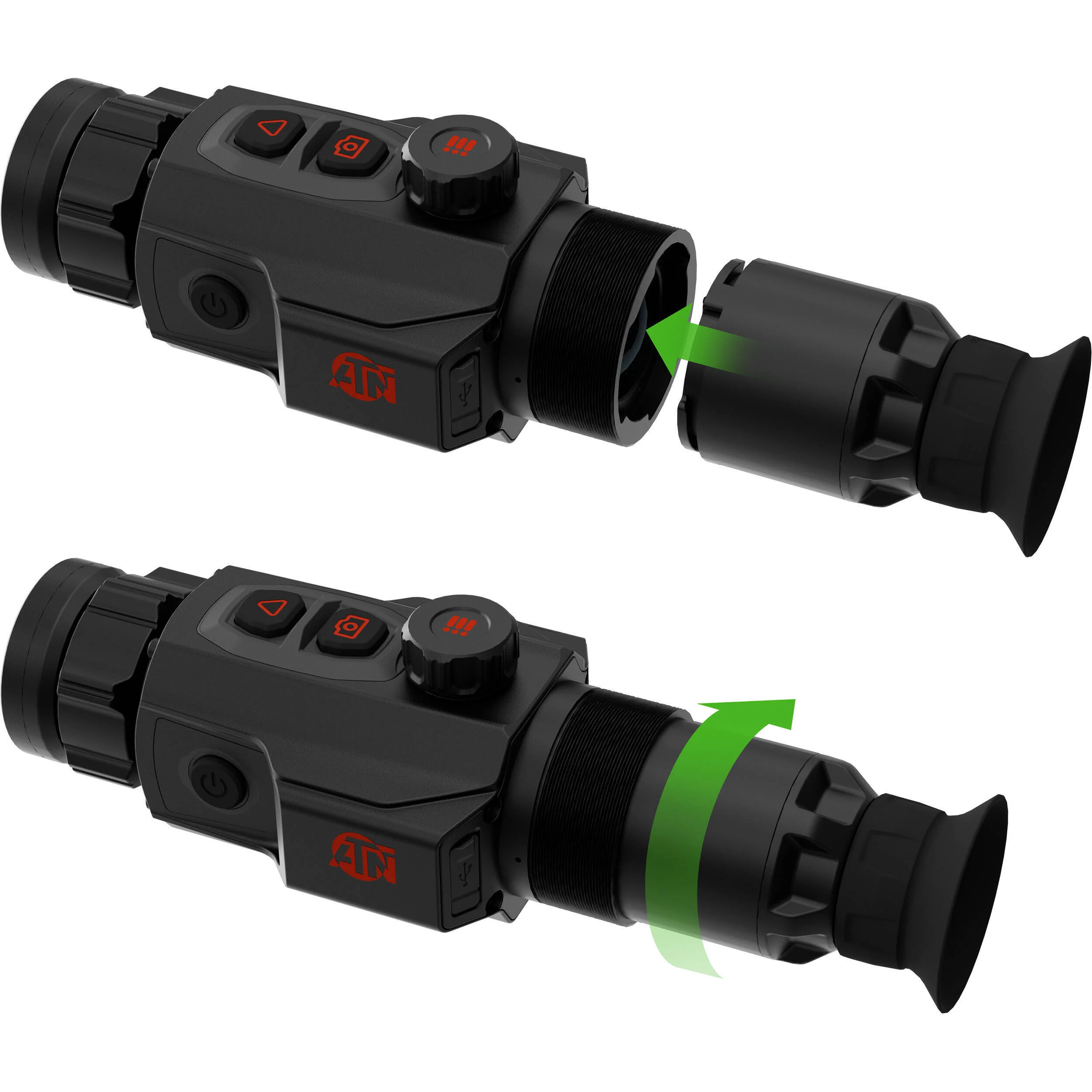 ATN TICO 6 Eyepiece Adapter and Viewer for 6th Gen TICO Thermal Clip-On Devices - Image 4