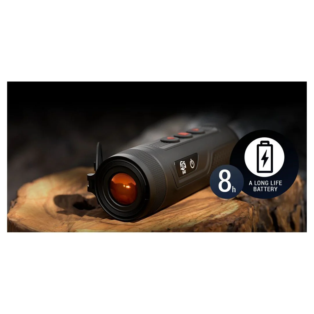 ATN BlazeTrek 619 Thermal Monocular with 5 Color Palettes, 16GB Storage, and Compact Design (Black) - Image 4