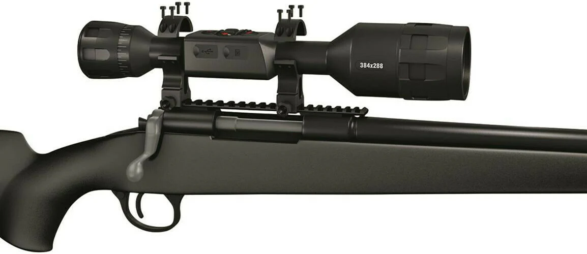 ATN Thor 4 384 x 288 1.25-5x Smart HD Thermal Rifle Scope and Dual Cantilever Scope Mount Bundle - Image 7