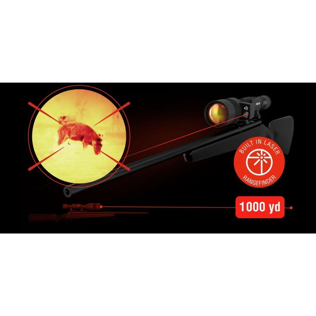 ATN Thor 5 XD LRF 2-20x 1280х1024 5th Generation Thermal Scope with Built-In Rangefinder (Black) - Image 3