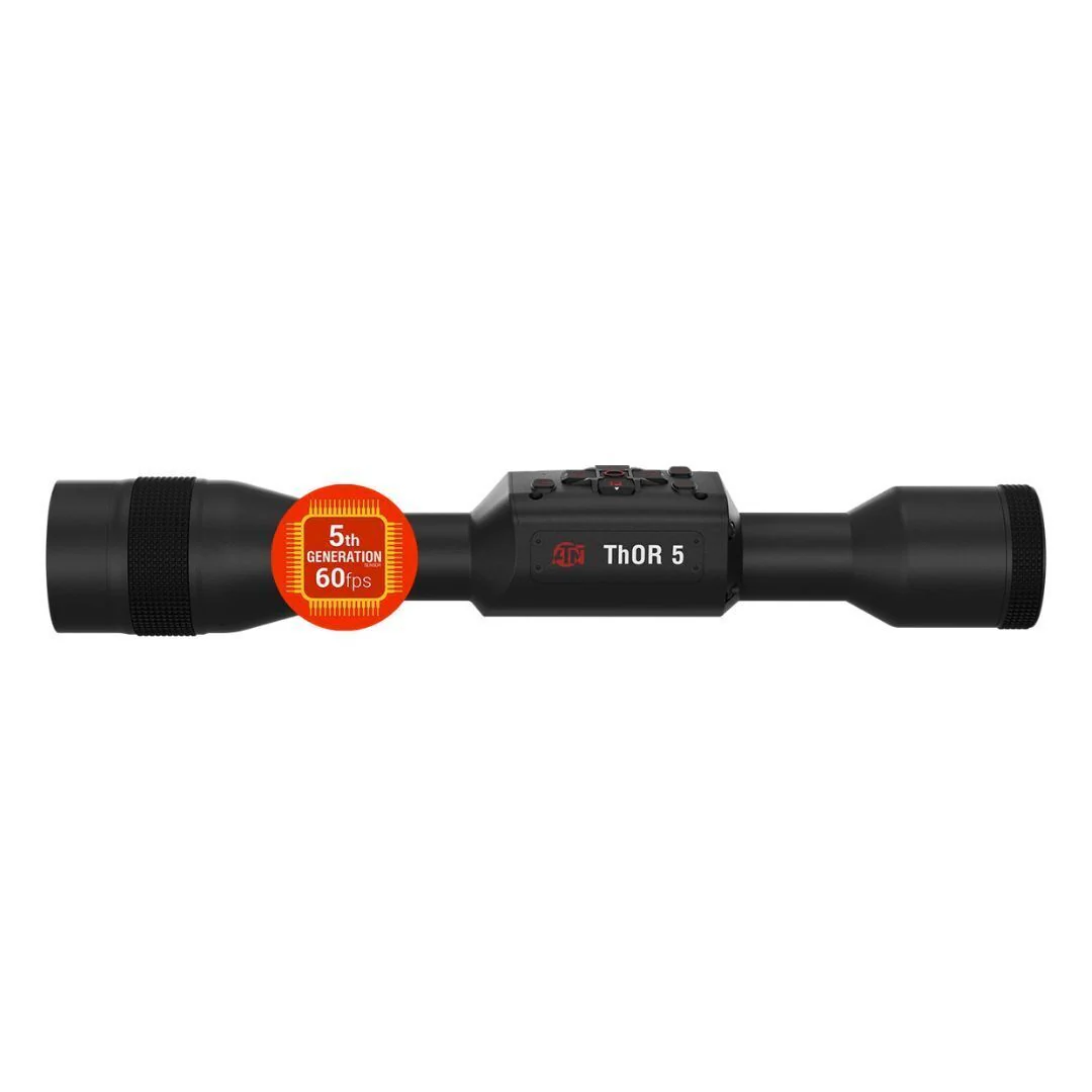 ATN ThOR 5 320 3-12x Weather-Resistant Smart HD Thermal Rifle Scope with 5th Gen Sensor (Black) - Image 2