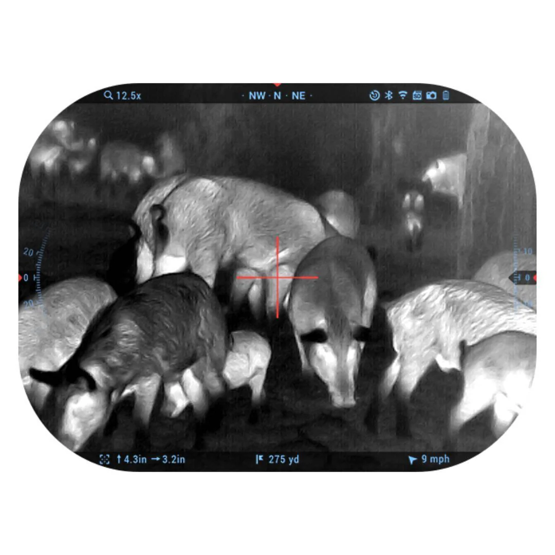 ATN ThOR 5 LRF 320x240 5-20x 12 Micron Weather-Resistant Smart HD Thermal Rifle Scope (Black) - Image 6