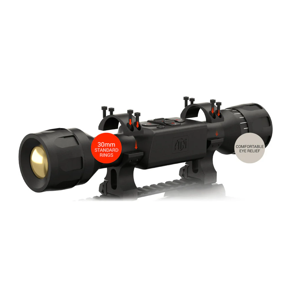 ATN THOR LT 5-10x Thermal Riflescope with 160 x 120 Pixel Sensor (Black) - Image 9
