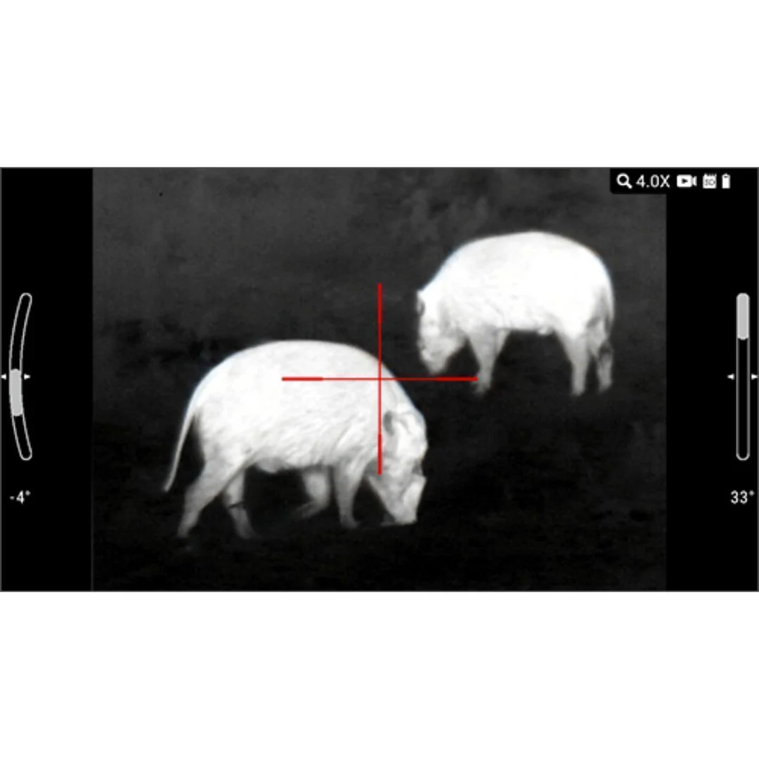ATN ThOR LTV 2-6x 256 x 192 12 Micron Ultra-Light Thermal Rifle Scope with Video Recording (Black) - Image 3