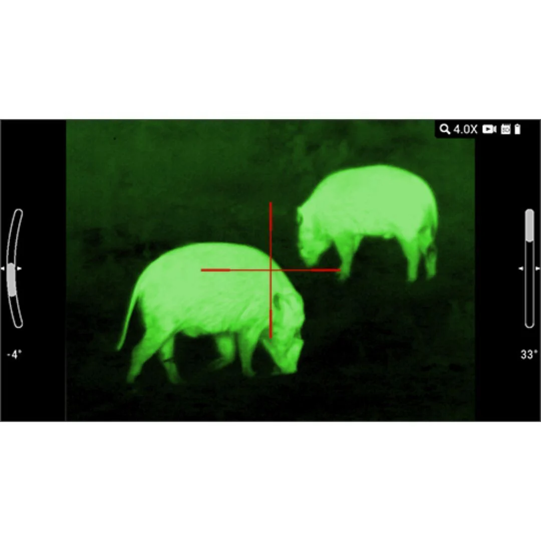 ATN ThOR LTV 3-9x 256 x 192 12 Micron Ultra-Light Thermal Rifle Scope with Video Recording (Black) - Image 4