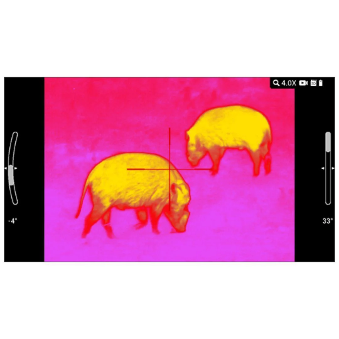 ATN ThOR LTV 4-12x 320x240 12 Micron Ultra-Light Thermal Rifle Scope with Video Recording (Black) - Image 5