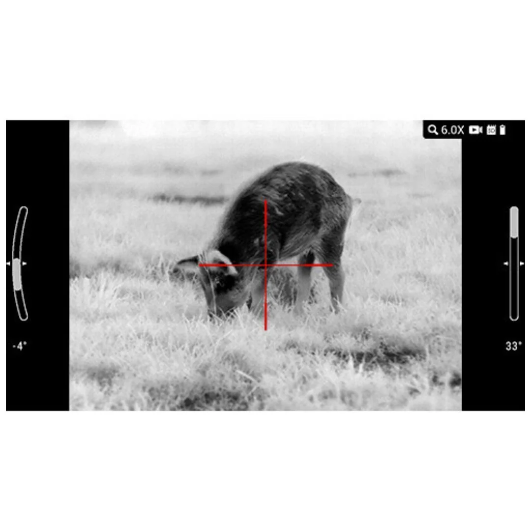 ATN ThOR LTV 2-6x 640x480 12 Micron Ultra-Light Thermal Rifle Scope with Video Recording (Black) - Image 4