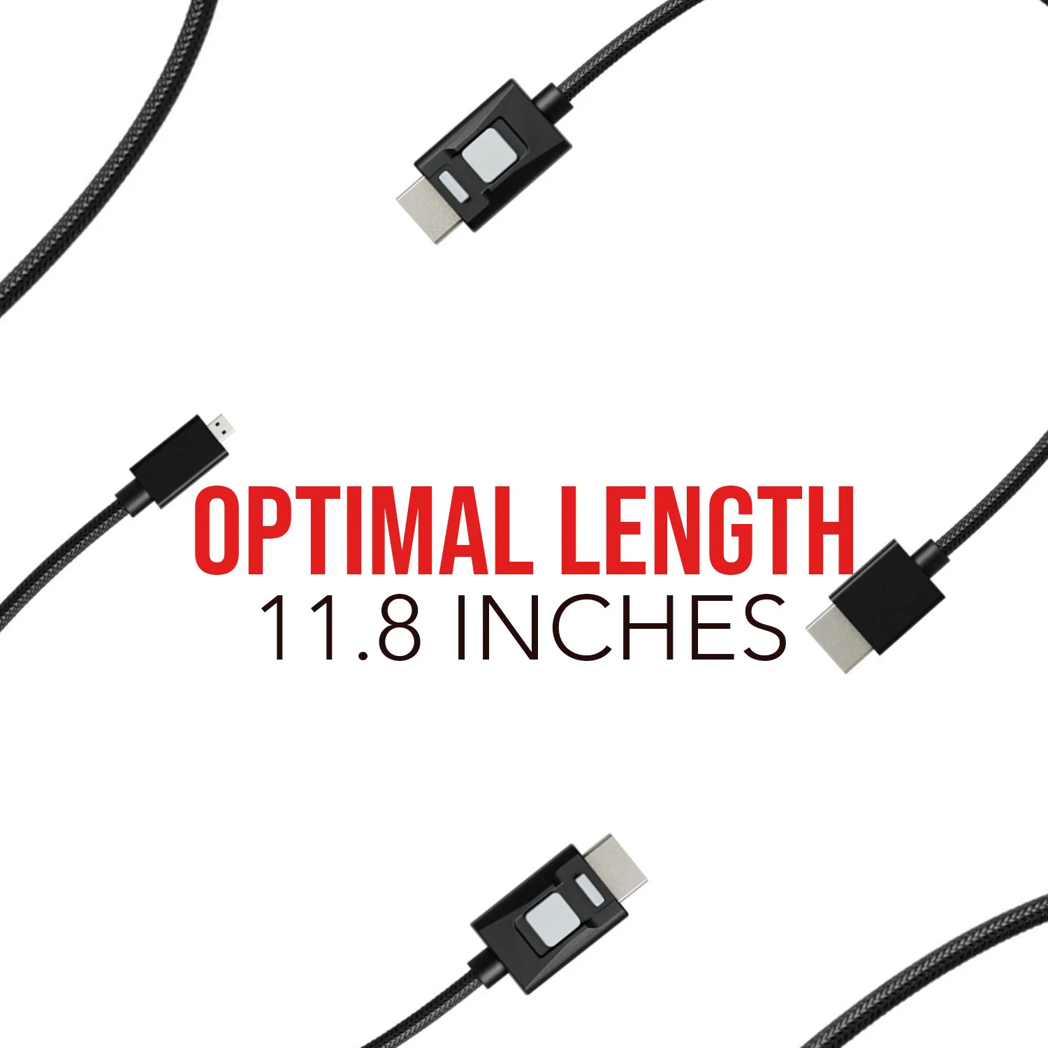 Atomos 4K60 HDR Locking High Speed Full HDMI to HDMI Cable (Black) Bundle - Image 6