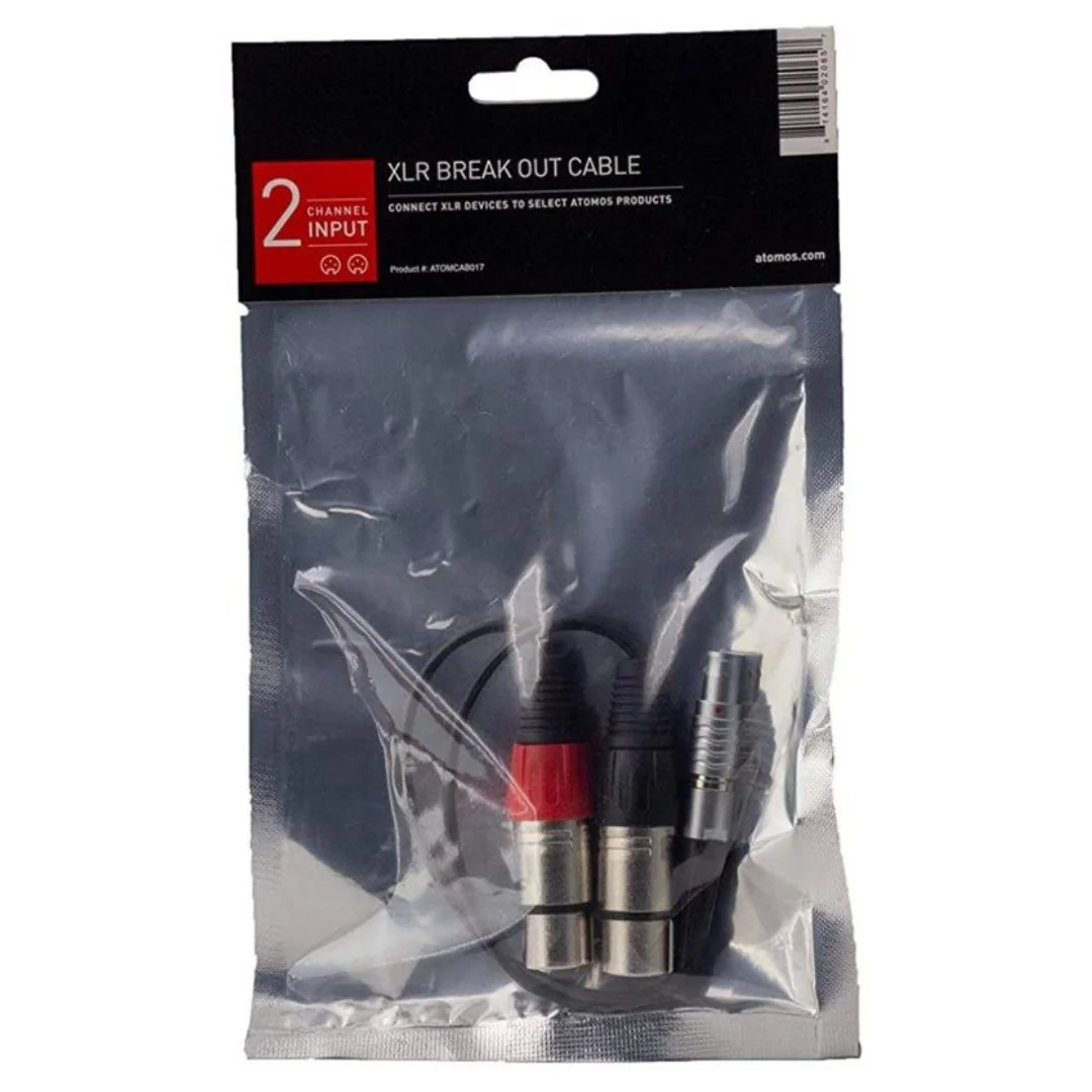 Atomos LEMO to Dual 3-Pin XLR Breakout Audio Input Cable for Shogun Recorder - Image 3
