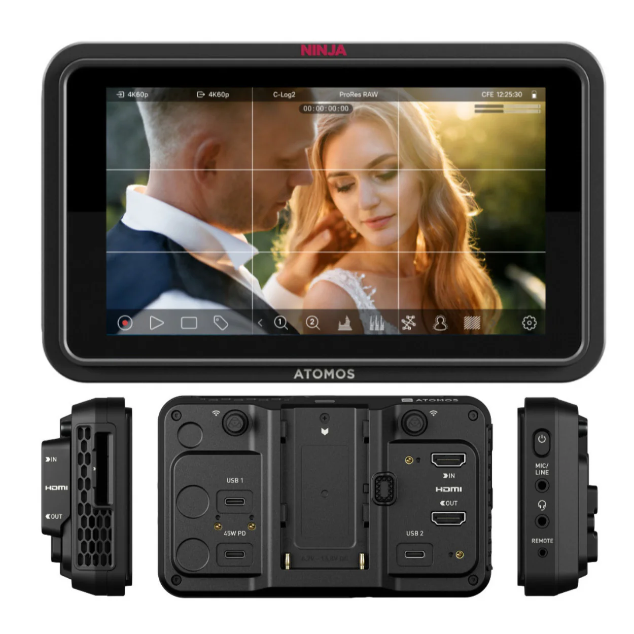 Atomos Ninja TX GO 5-Inch Touch Display with Universal Accessory Kit Bundle - Image 2