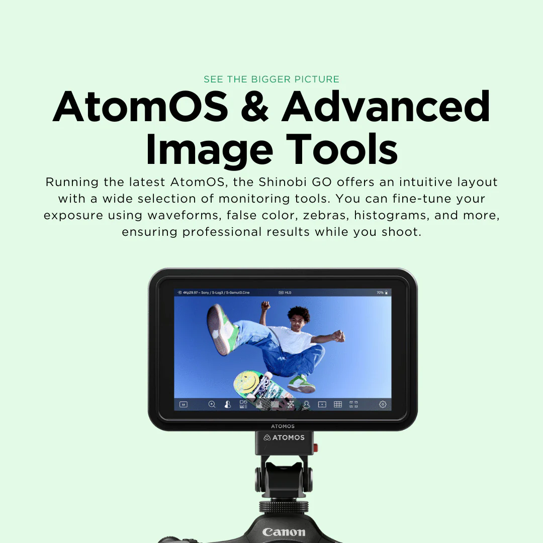Atomos Shinobi GO 5.2-inch HDR Touchscreen Camera Monitor Bundle - Image 3
