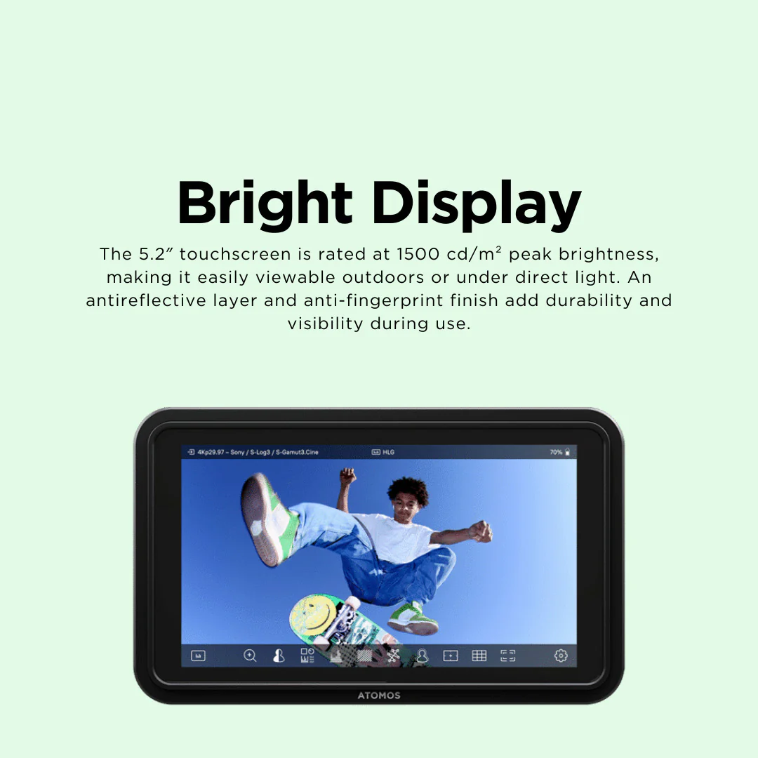 Atomos Shinobi GO 5.2-inch HDR Touchscreen Camera Monitor Bundle - Image 4