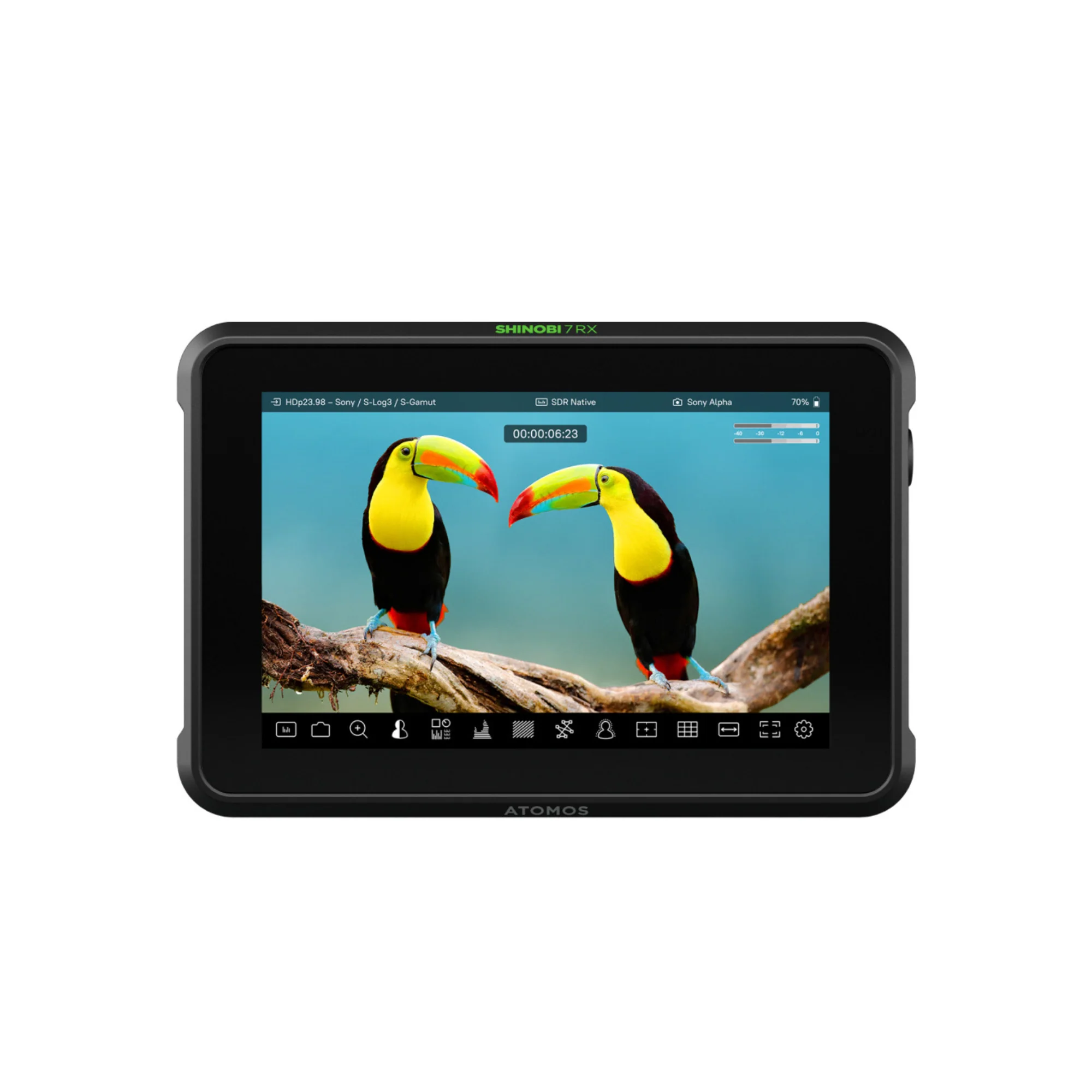 Atomos Shinobi 7 RX 7-inch HDR Monitor - 2200nit Ultra-Bright Touchscreen - Image 3