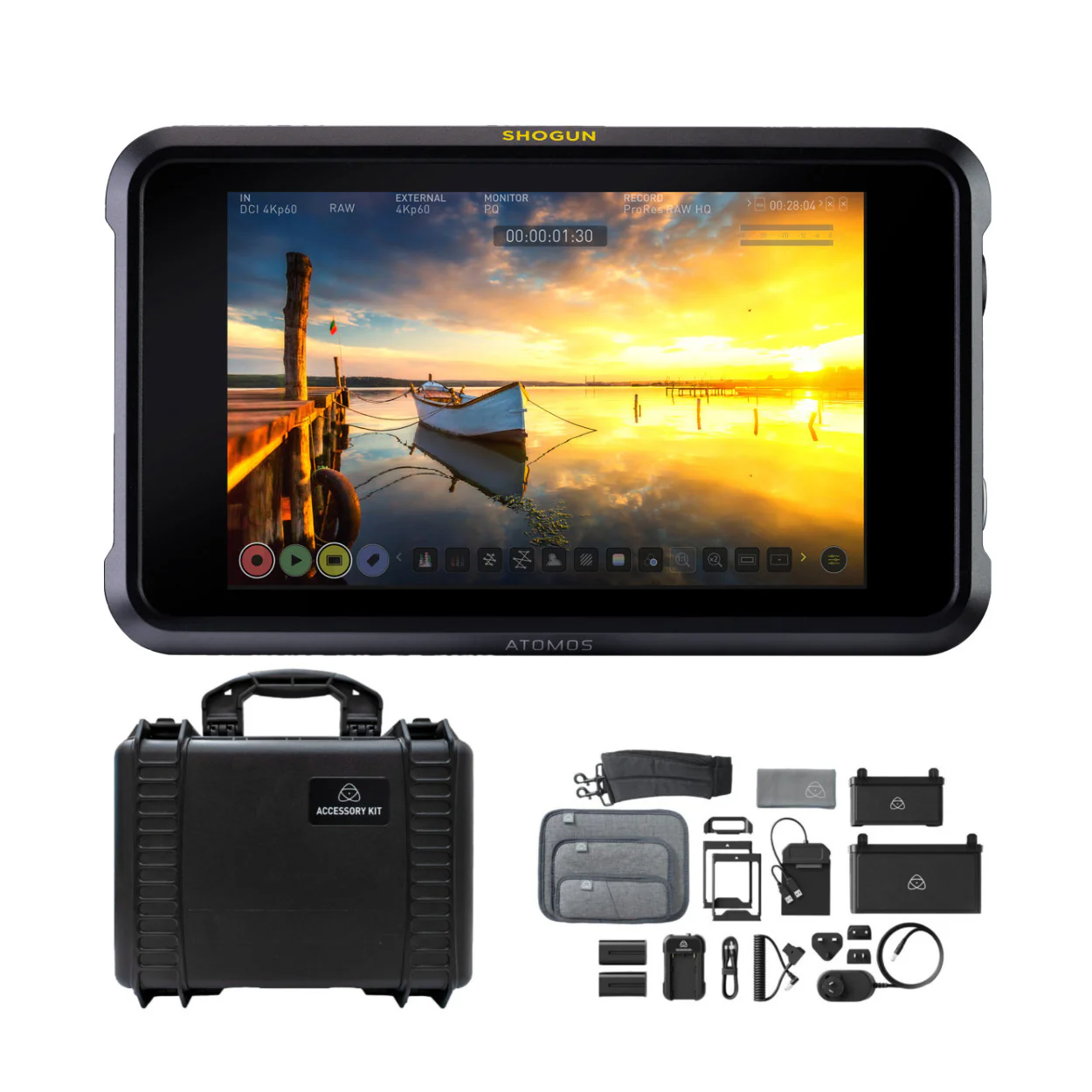 Atomos Shogun 7.2-Inch HDR Pro/Cinema Monitor with Full Accessory Kit
