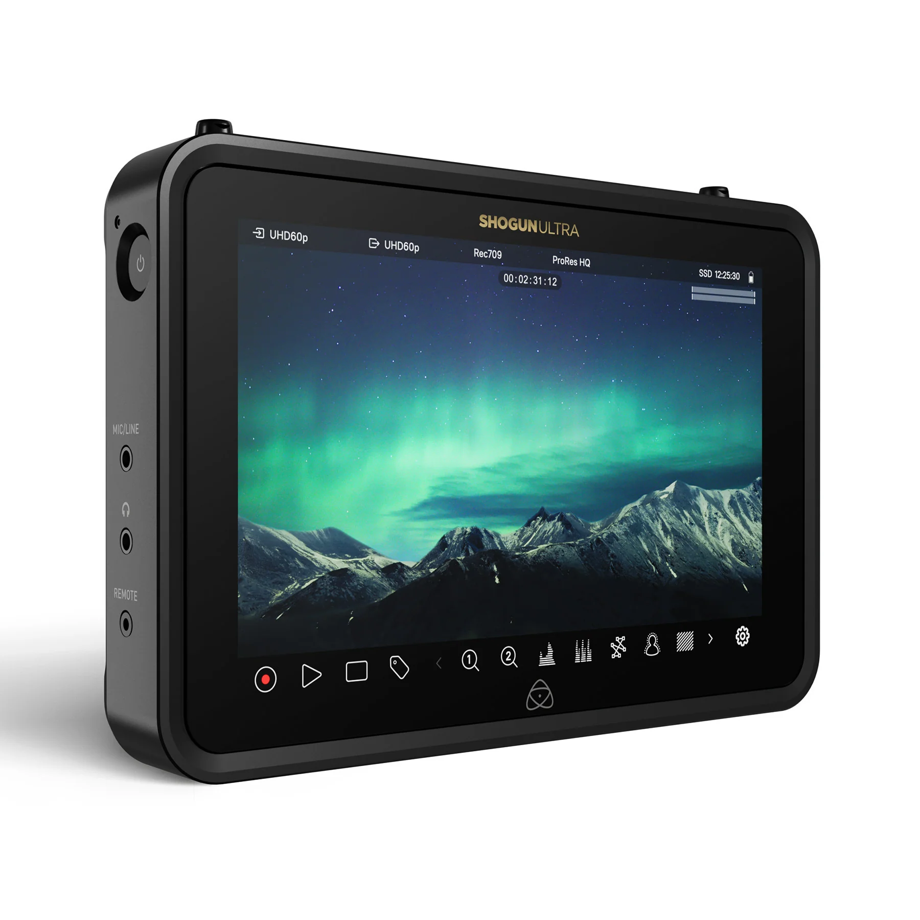 Atomos Shogun Ultra 7-Inch HDR Monitor-Recorder 8K Raw with SSDmini (1TB), Mount and Accessory Kit - Image 8