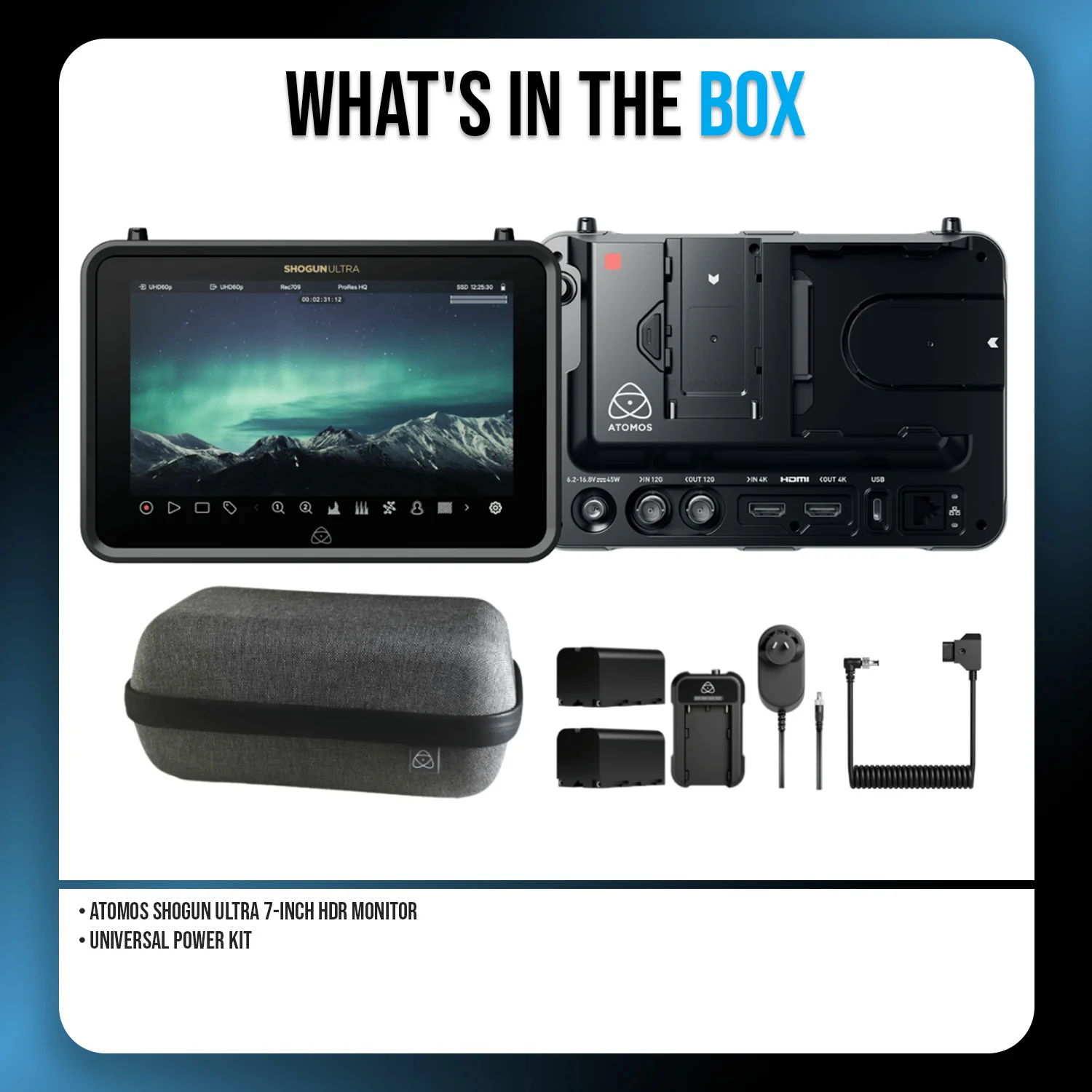 Atomos Shogun Ultra 7-Inch HDR Monitor Bundle - Image 7