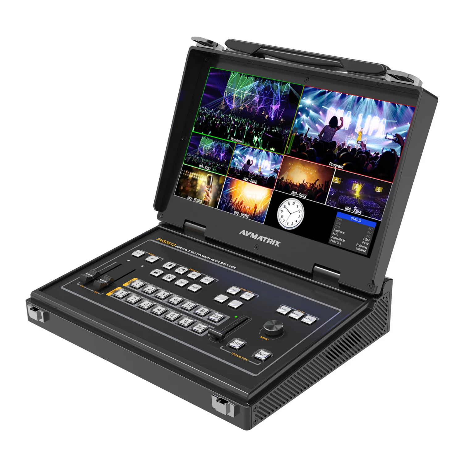 AV Matrix PVS0613 Portable 6-Channel SDI/HDMI Multi-Format Video Switcher - Image 2