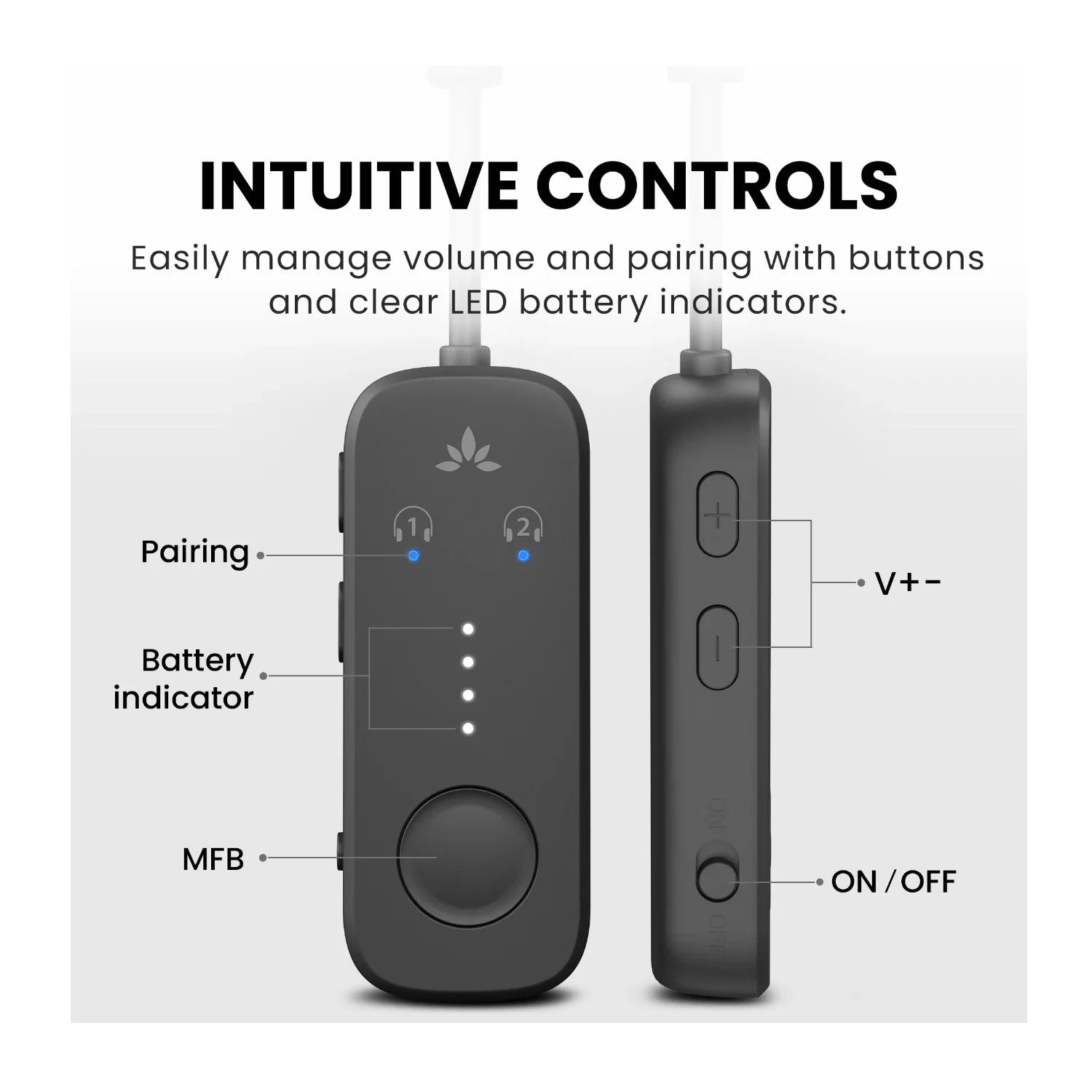 Avantree Relay Premium Bluetooth 5.3 Transmitter with aptX Adaptive (Black) - Image 6