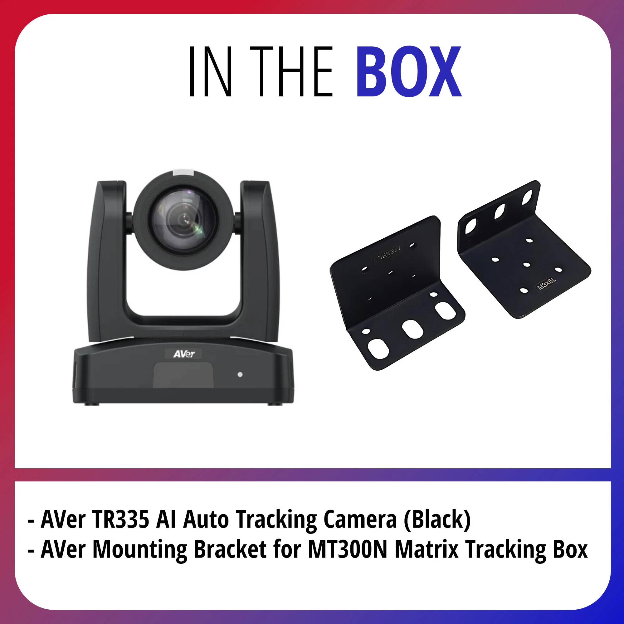 AVer TR335 AI Auto Tracking Camera (Black) with TR315 AI Auto Tracking Camera - Image 6