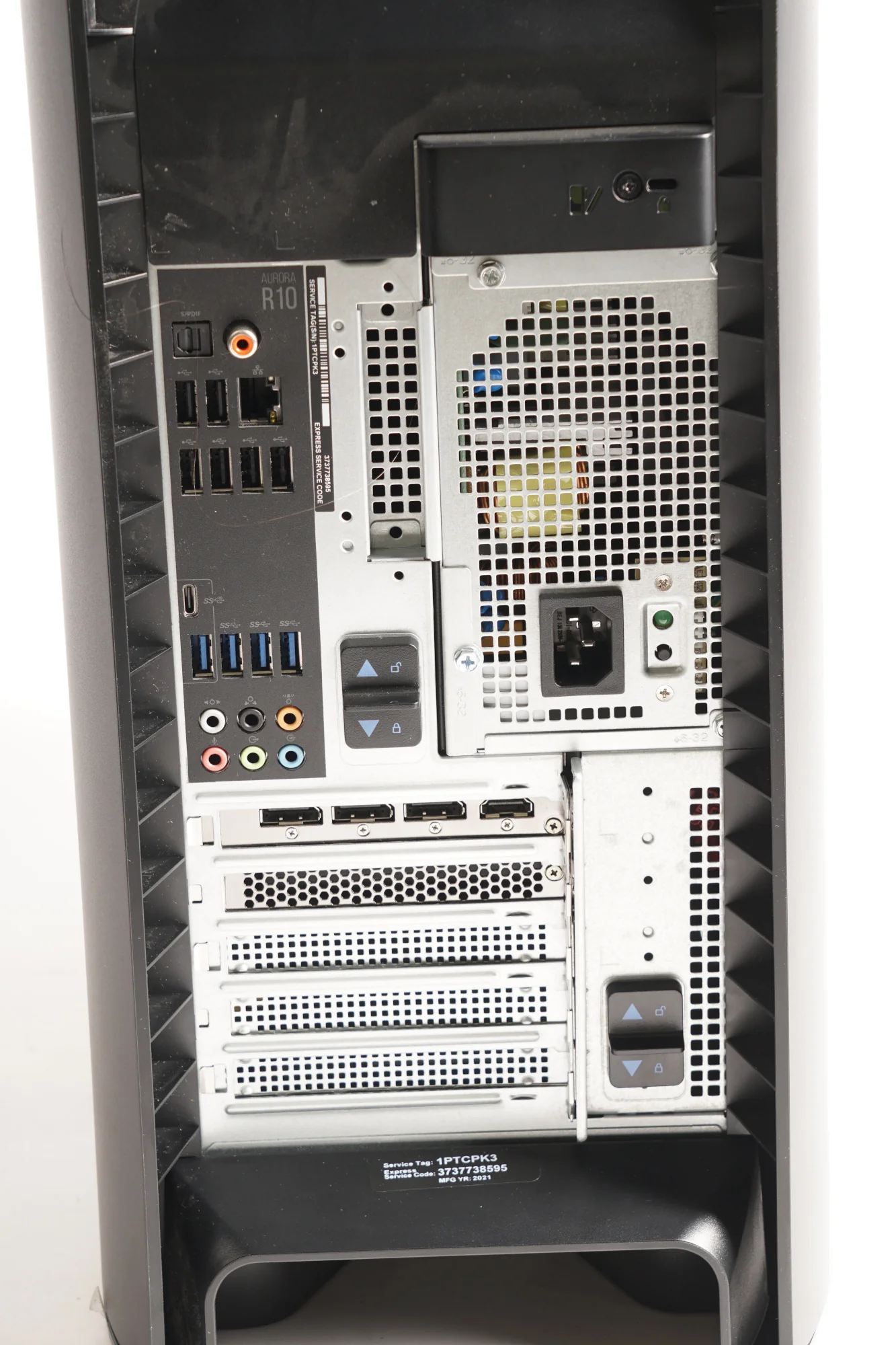 Alienware Aurora R10 Liquid Cooled AMD Ryzen 9 5900, 32GB Gaming Desktop (Black) (Used) - Image 5