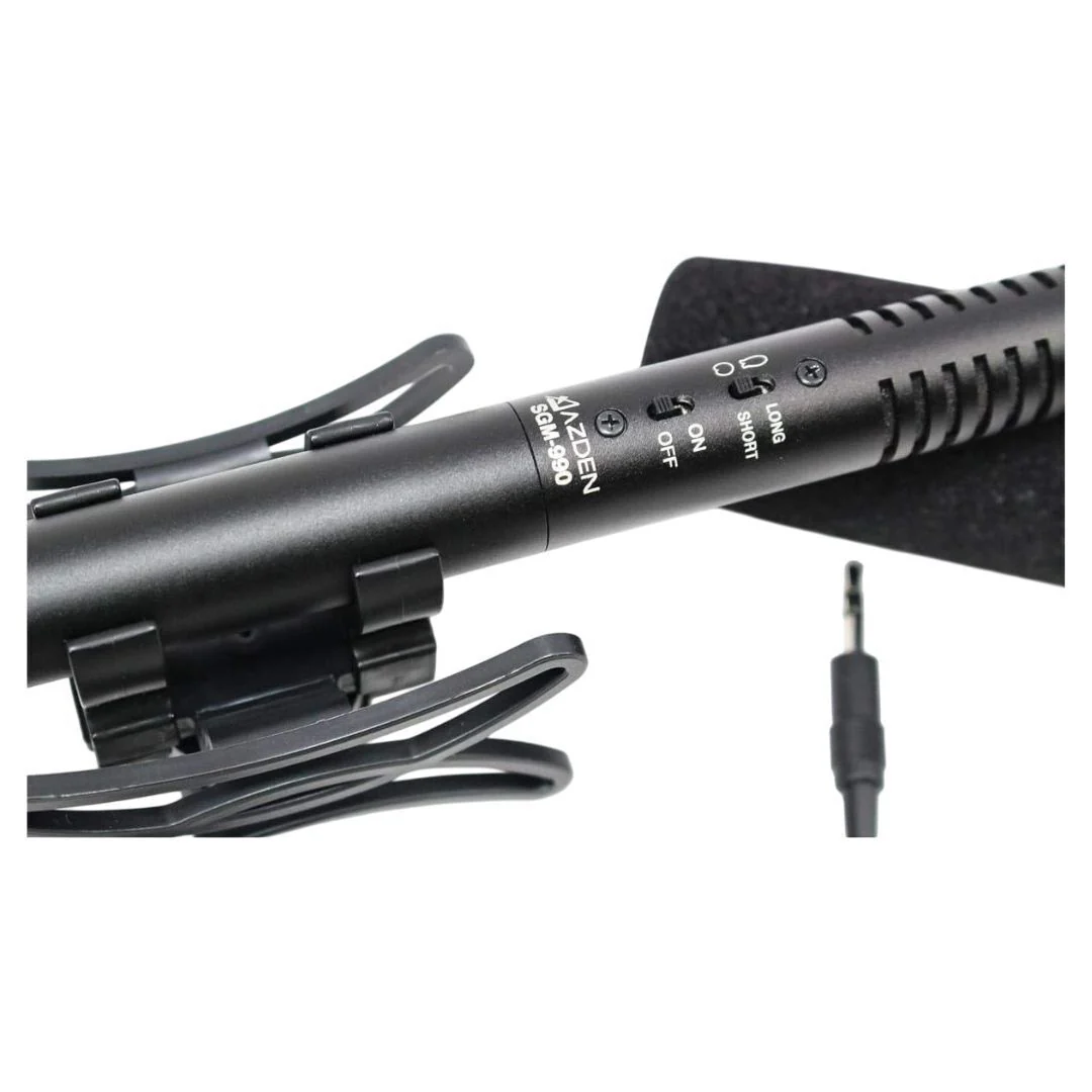 Azden SGM-990+I Smart Phone Compatible Shotgun Microphone - Image 3