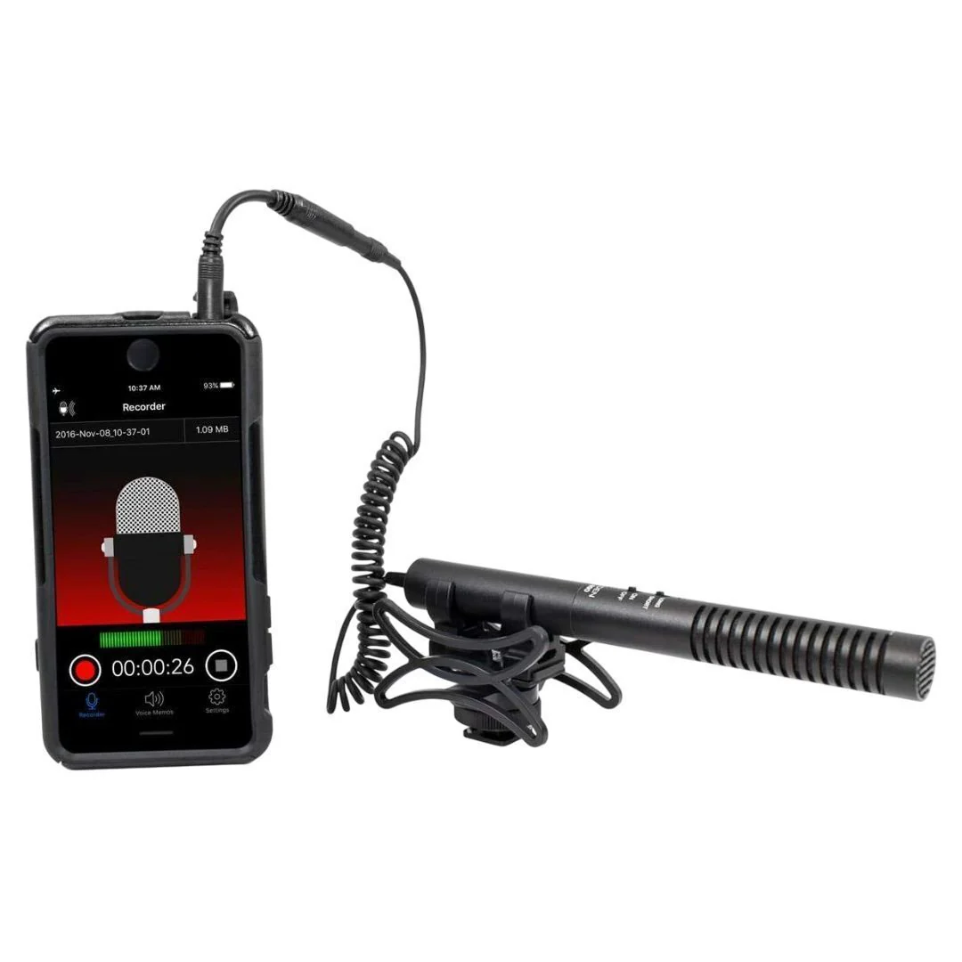Azden SGM-990+I Smart Phone Compatible Shotgun Microphone - Image 4