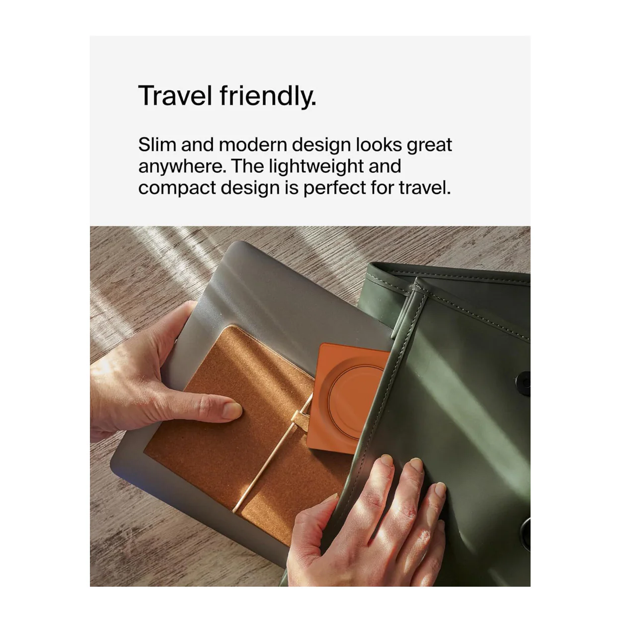 Belkin 2-in-1 MagSafe Wireless Charging Pad with Qi2 15W (Orange) - Image 4